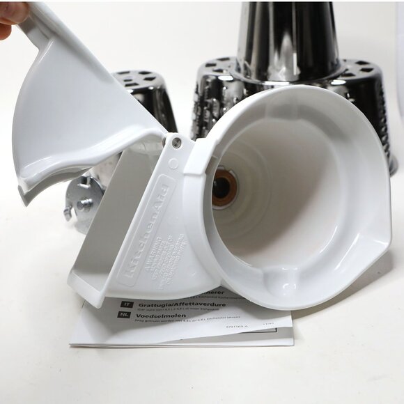 KitchenAid RVSA Rotor Slicer/Shredder Stand Mixer Attachment Stainless Steel - Picture 4 of 15